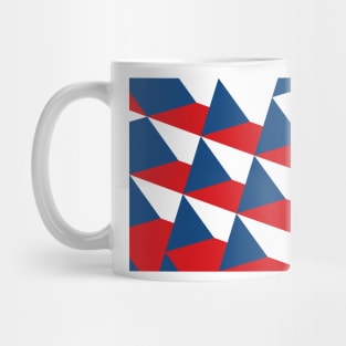 Czehia  Flag Pattern Mug